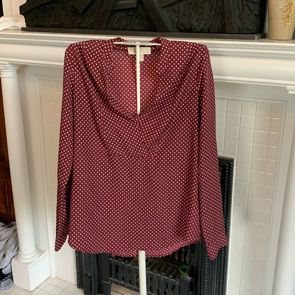 Michael by Michael Kors polka dot blouse. Worn once!